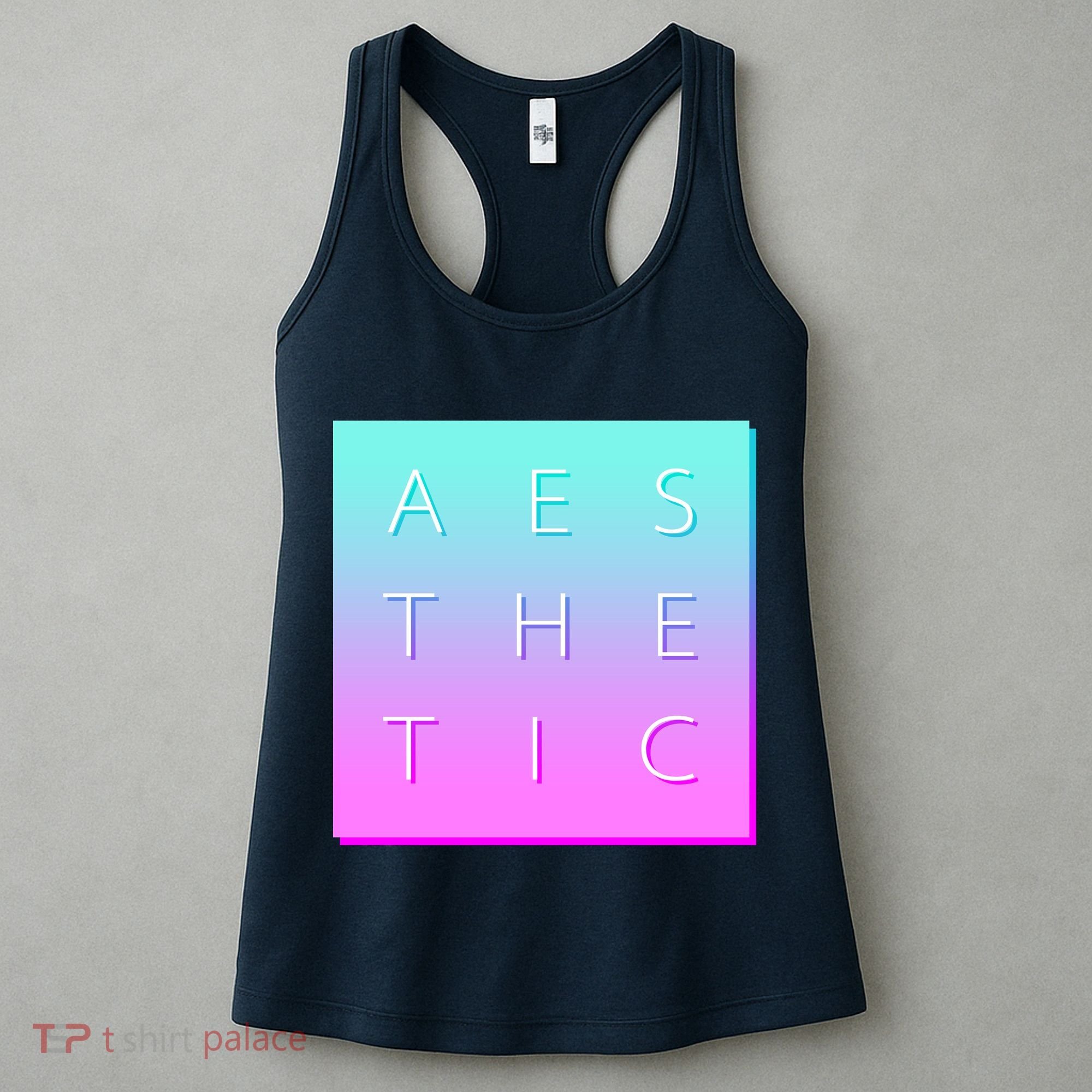 Vaporware Aesthetic Square Women's Tank Top