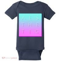 Vaporware Aesthetic Square Baby Bodysuit thumb 0