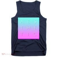 Vaporware Aesthetic Square Tank Top thumb 0