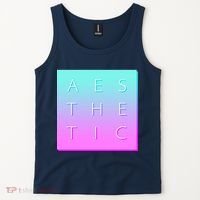 Vaporware Aesthetic Square Tank Top thumb 2