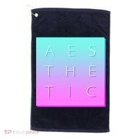 Vaporware Aesthetic Square Golf Towel thumb 0