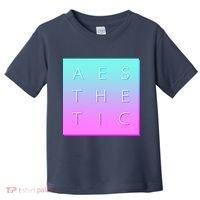 Vaporware Aesthetic Square Toddler T-Shirt thumb 0