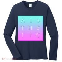 Vaporware Aesthetic Square Women's Long Sleeve Shirt thumb 0