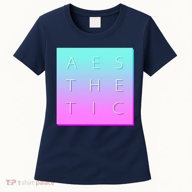 Vaporware Aesthetic Square Women's T-Shirt