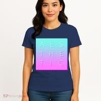 Vaporware Aesthetic Square Women's T-Shirt thumb 4