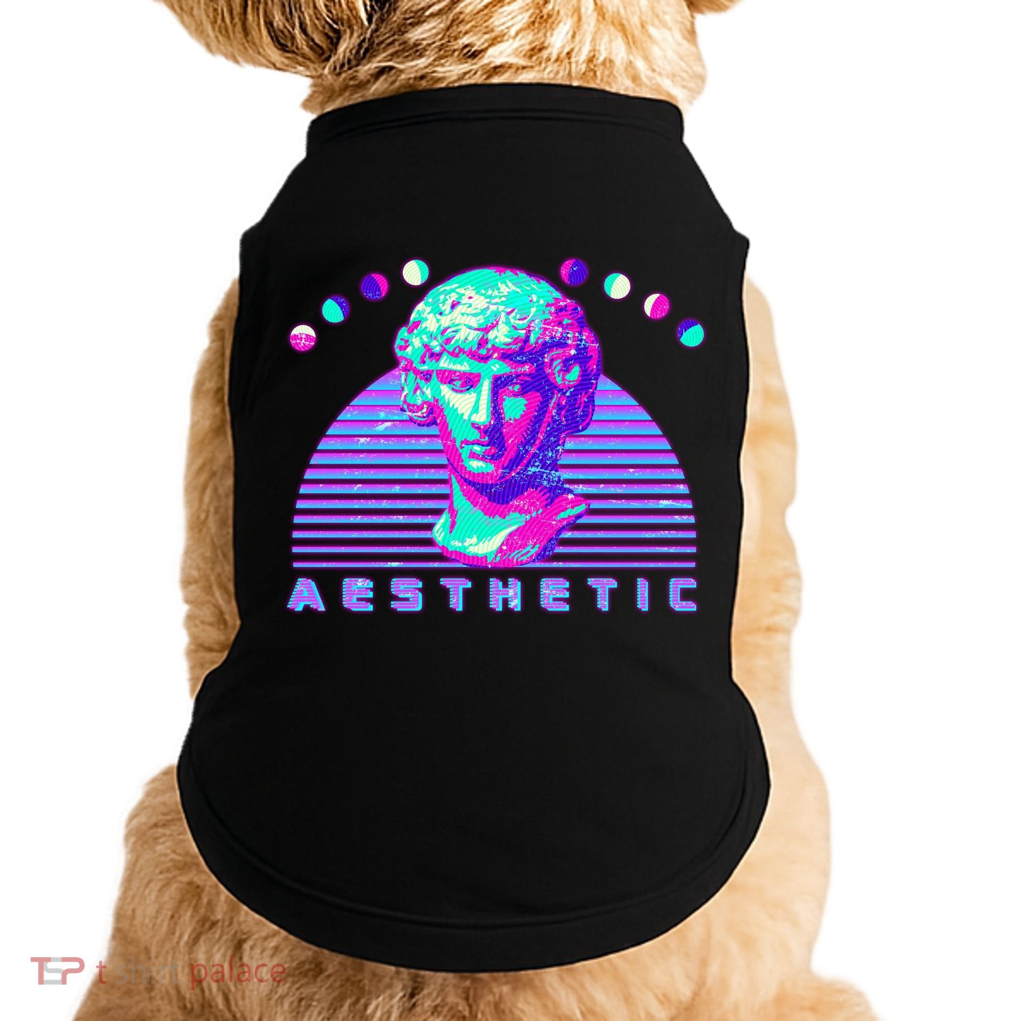 Vaporwave Aesthetic Doggie Tank