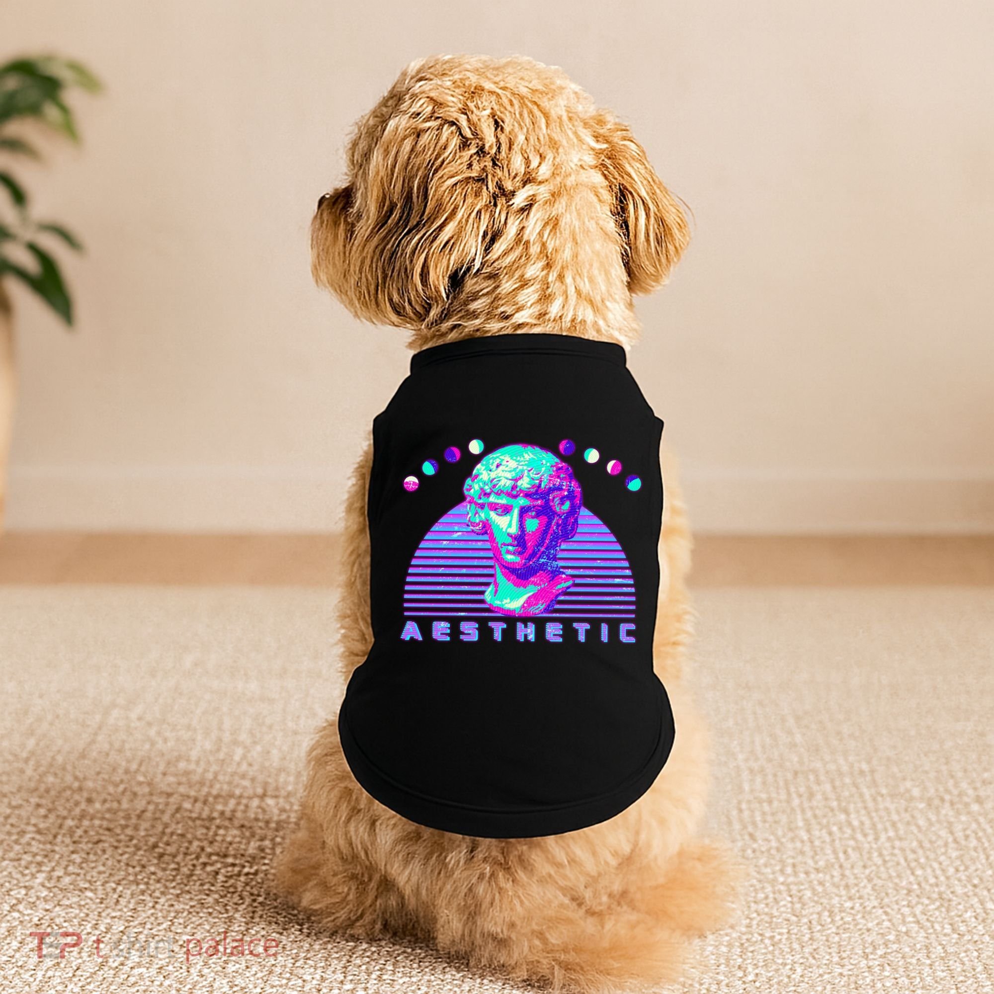 Vaporwave Aesthetic Doggie Tank