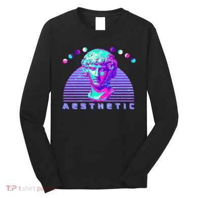 Vaporwave Aesthetic Long Sleeve Shirt