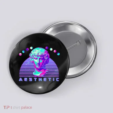 Vaporwave Aesthetic Button