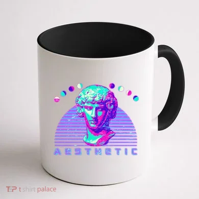 Vaporwave Aesthetic Coffee Mug back
