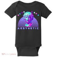 Vaporwave Aesthetic Baby Bodysuit thumb 0