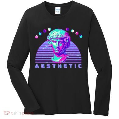 Vaporwave Aesthetic Women's Long Sleeve Shirt