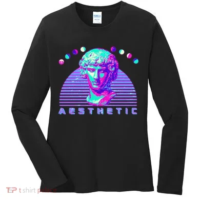 Vaporwave Aesthetic Women's Long Sleeve Shirt