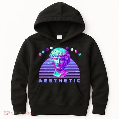 Vaporwave Aesthetic Kids Hoodie