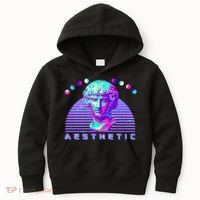 Vaporwave Aesthetic Kids Hoodie thumb 0
