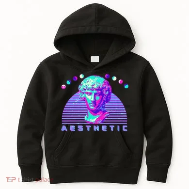 Vaporwave Aesthetic Kids Hoodie