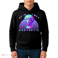 Vaporwave Aesthetic Kids Hoodie thumb 4
