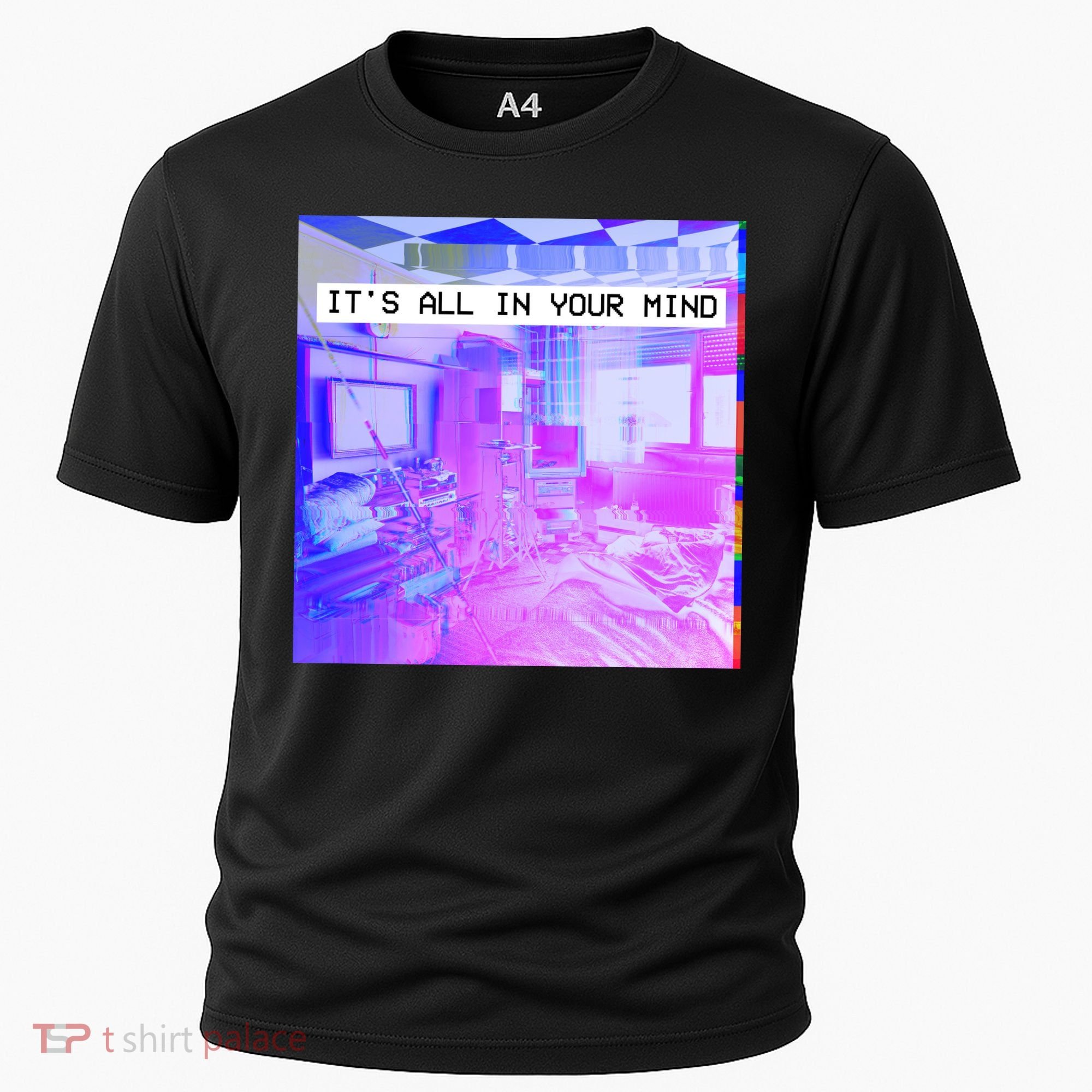 Vaporwave Room It's All In Your Mind Cooling Performance Crew T-Shirt