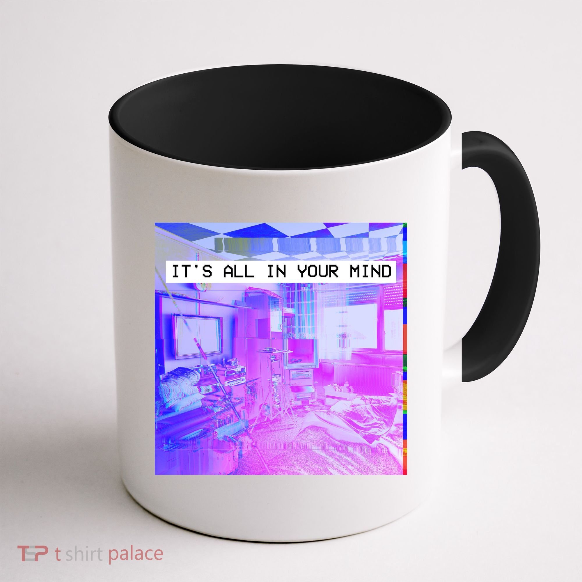Vaporwave Room It's All In Your Mind Coffee Mug