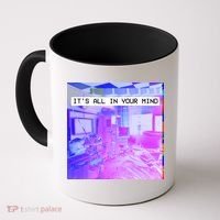 Vaporwave Room It's All In Your Mind Coffee Mug thumb 0