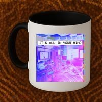 Vaporwave Room It's All In Your Mind Coffee Mug thumb 2