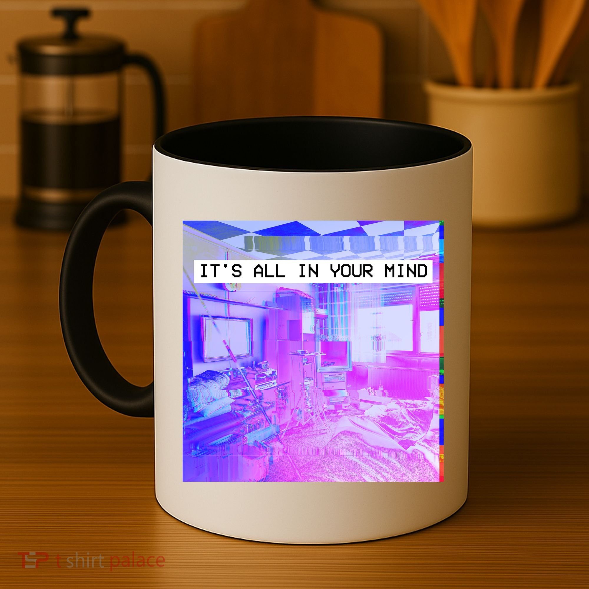 Vaporwave Room It's All In Your Mind Coffee Mug