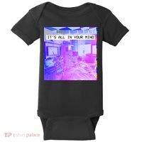 Vaporwave Room It's All In Your Mind Baby Bodysuit thumb 0