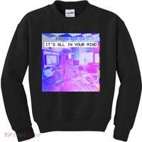 Vaporwave Room It's All In Your Mind Kids Sweatshirt thumb 0