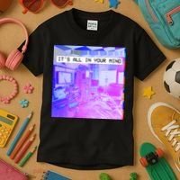 Vaporwave Room It's All In Your Mind Kids T-Shirt thumb 3