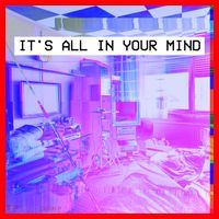 Vaporwave Room It's All In Your Mind Santa Hat thumb 1