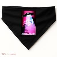 Vaporwave Storm Area 51 UFO USA-Made Doggie Bandana thumb 0