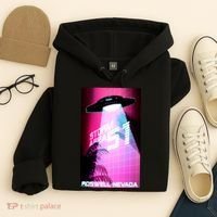 Vaporwave Storm Area 51 UFO Hoodie thumb 4