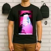 Vaporwave Storm Area 51 UFO T-Shirt thumb 6