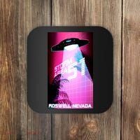 Vaporwave Storm Area 51 UFO Coaster thumb 0