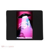 Vaporwave Storm Area 51 UFO Mousepad thumb 0