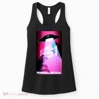 Vaporwave Storm Area 51 UFO Women's Tank Top thumb 0