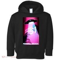 Vaporwave Storm Area 51 UFO Toddler Hoodie thumb 0