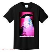 Vaporwave Storm Area 51 UFO Kids T-Shirt thumb 0