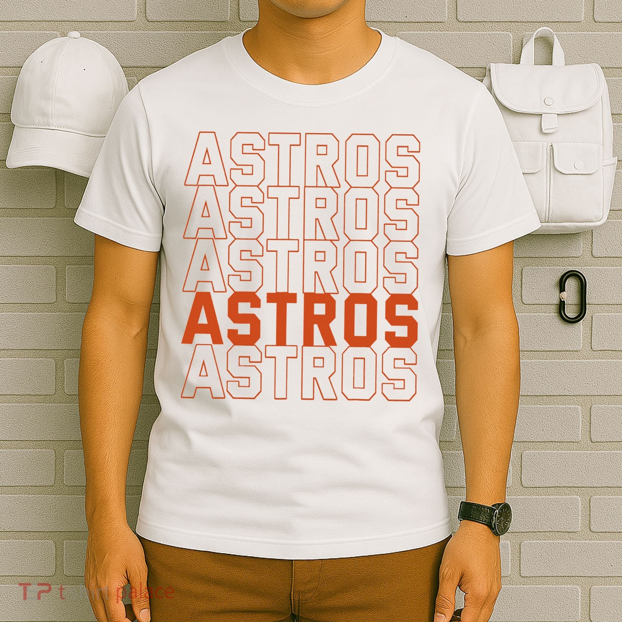 Vintage Astros Retro Style Name Sports Fan T-Shirt