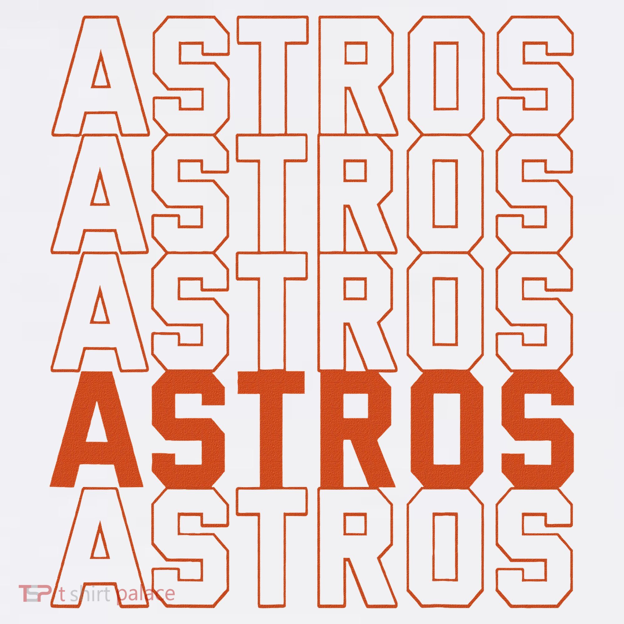 Vintage Astros Retro Style Name Sports Fan T-Shirt