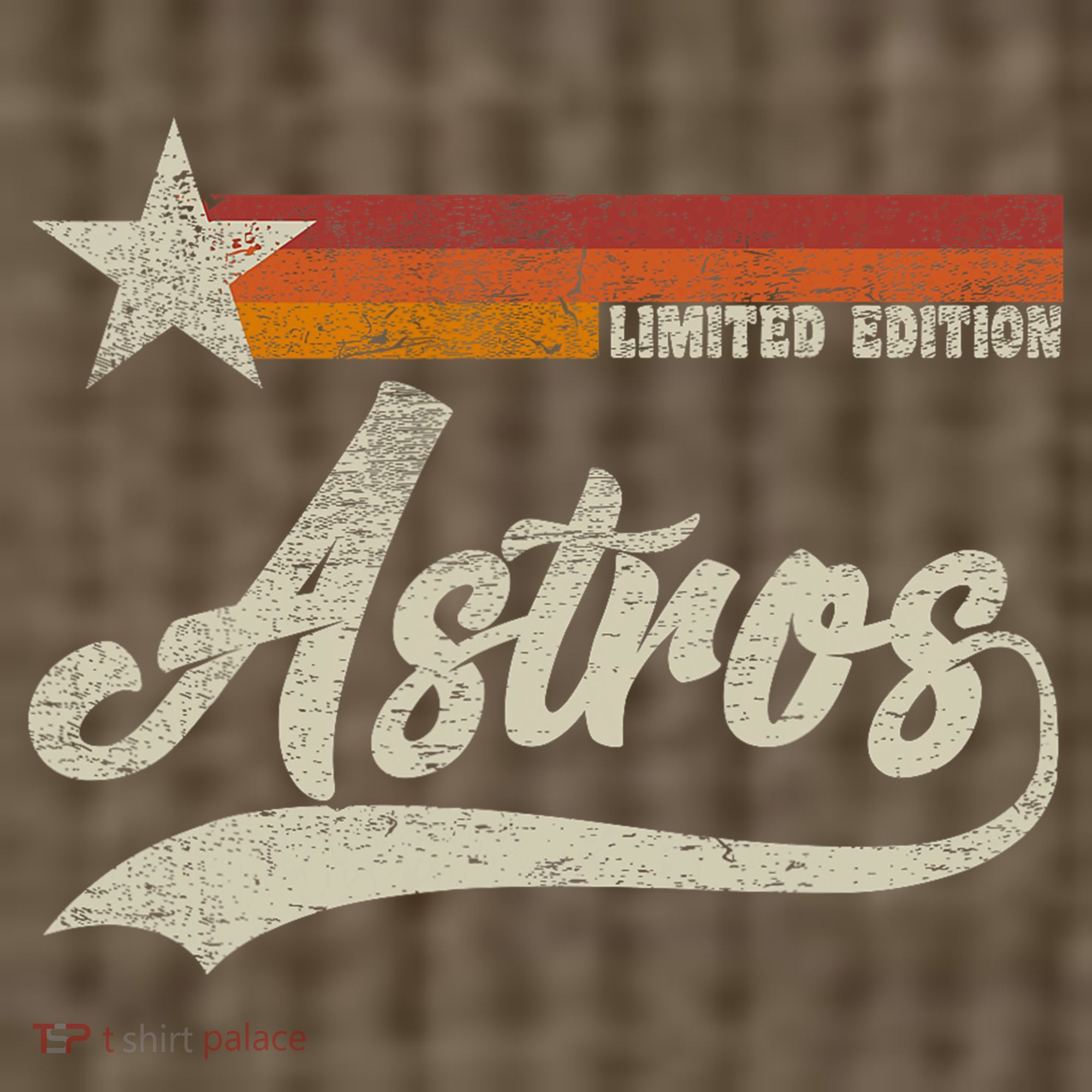 Vintage Astros Retro Style Limited Edition Star T-Shirt