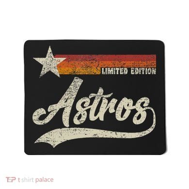 Vintage A.S.T.R.O.S Retro Style 70s 80s First Name Mousepad