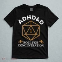 Vintage Adhd&D Roll For Concentration Dnd T-Shirt thumb 5