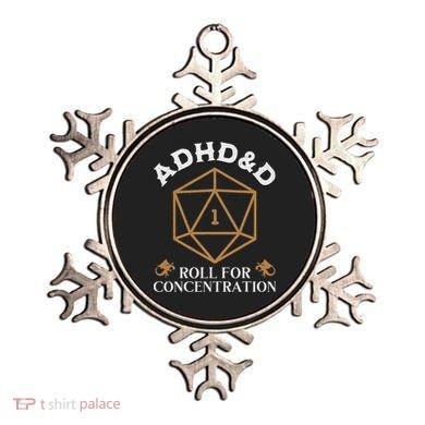 Vintage Adhd&D Roll For Concentration Dnd Ornament
