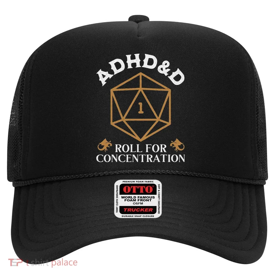 Vintage Adhd&D Roll For Concentration Dnd Hat