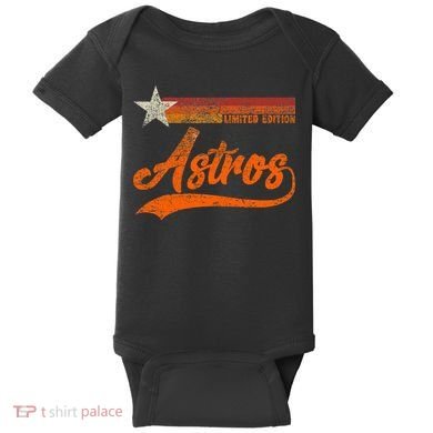 Vintage Astros Retro Style 70s 80s First Name Baby Bodysuit