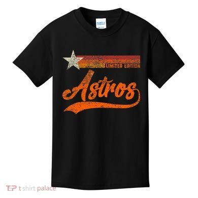 Vintage Astros Retro Style 70s 80s First Name Kids T-Shirt
