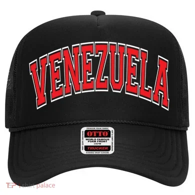 Venezuela Arched Red Text Gift Hat