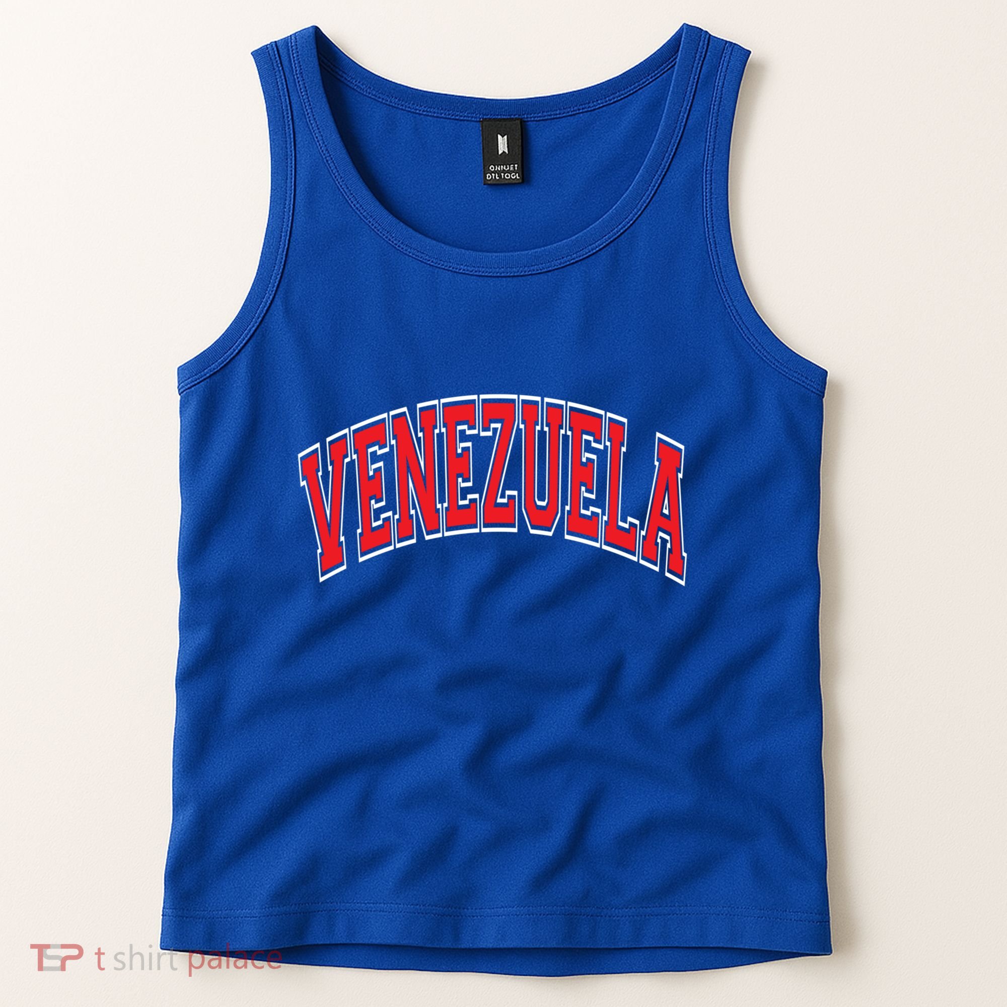 Venezuela Arched Red Text Gift Tank Top