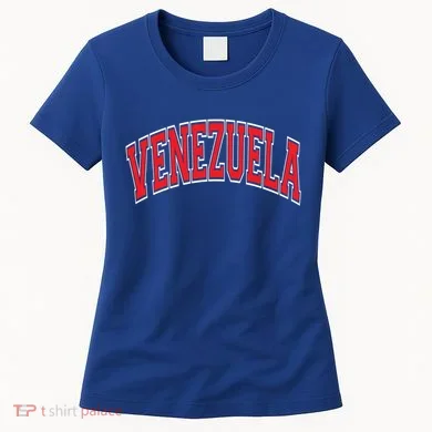 Venezuela Arched Red Text Gift Women's T-Shirt